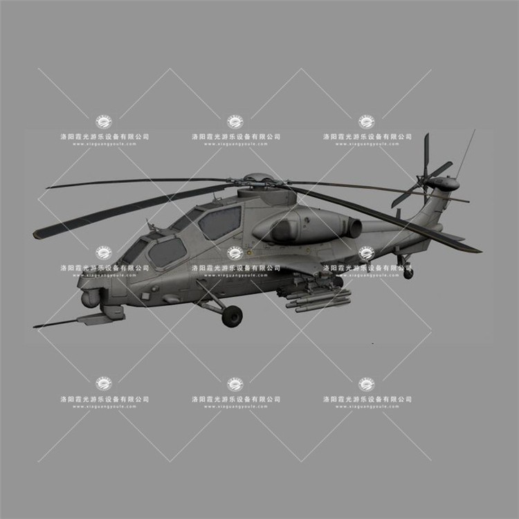 界首武装直升机3D模型